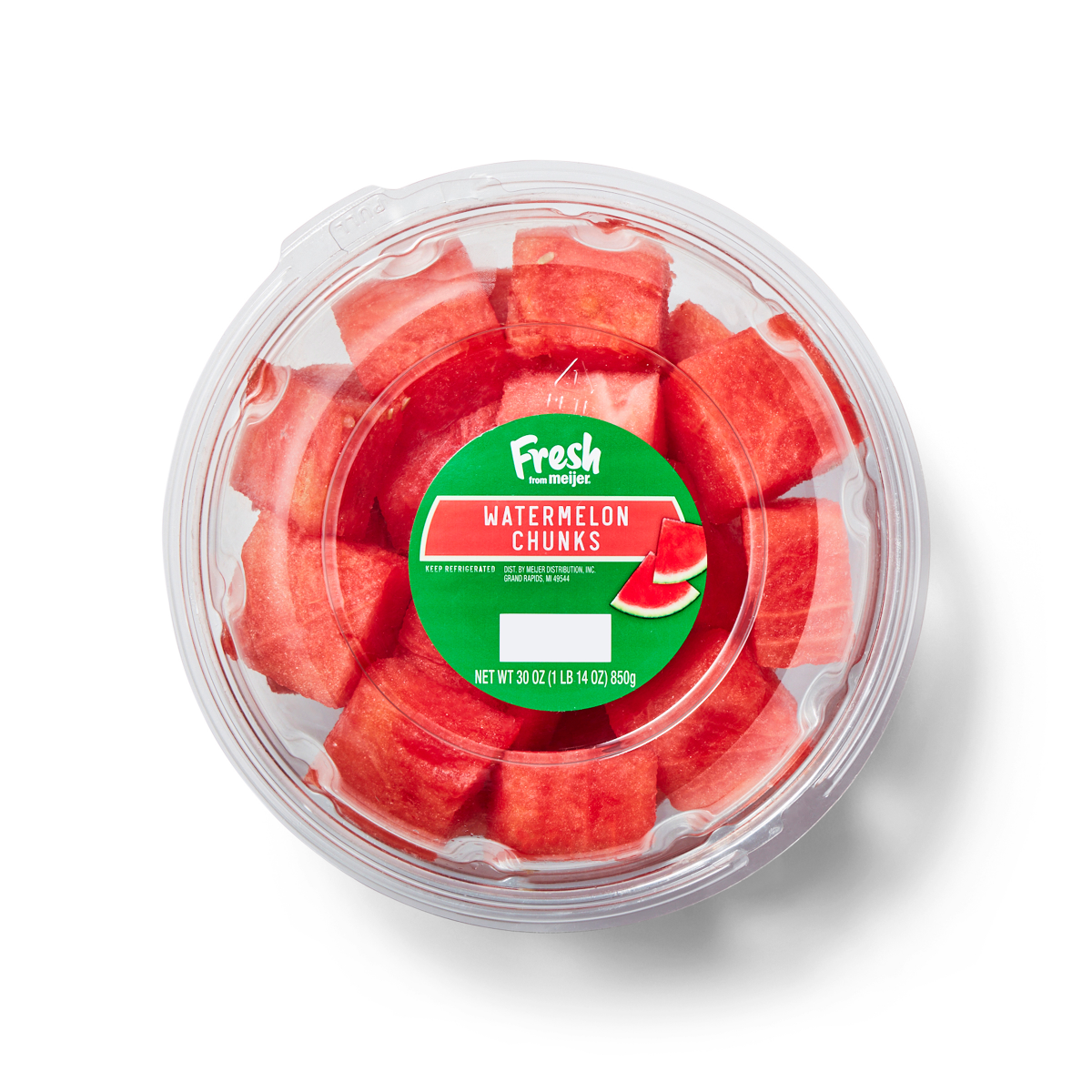 slide 1 of 9, Fresh from Meijer Watermelon Chunks, 30 oz, 30 oz