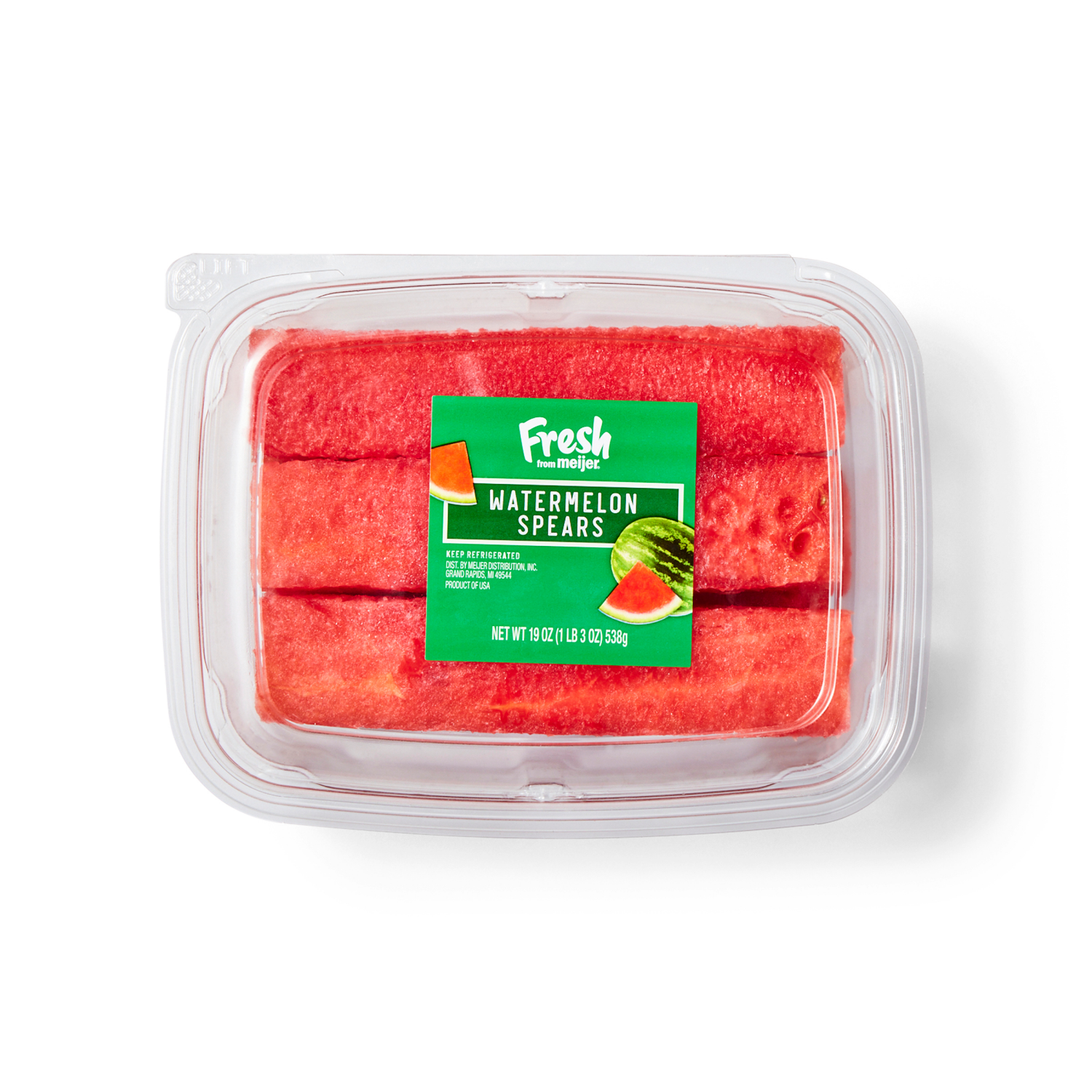 slide 1 of 4, Fresh from Meijer Watermelon Spears, 19 oz, 19 oz