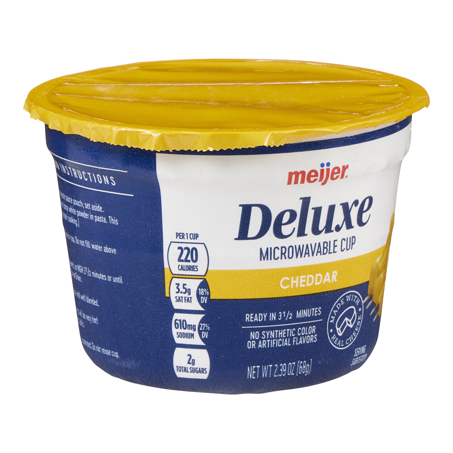 slide 4 of 5, Meijer Mac and Cheese Original Shells & Cheese Dinner, 2.39 oz