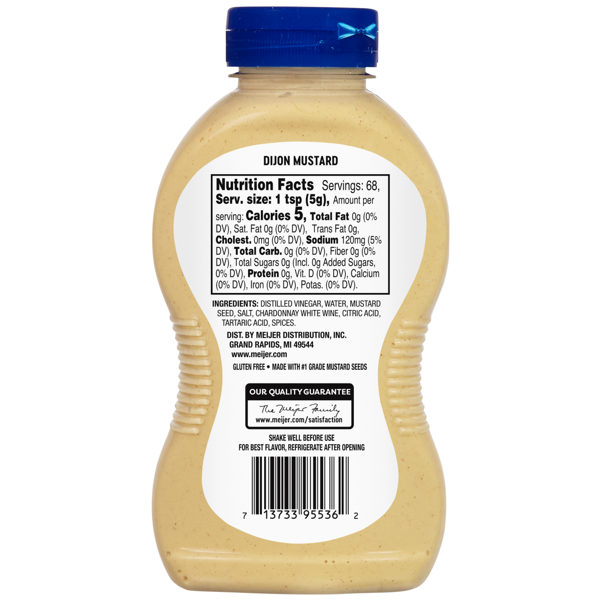 slide 2 of 2, Meijer Dijon Mustard, 12 oz, 12 oz