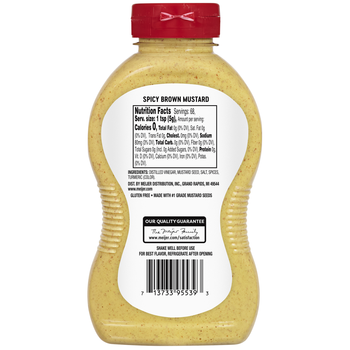 slide 2 of 2, Meijer Spicy Brown Mustard, 12 oz