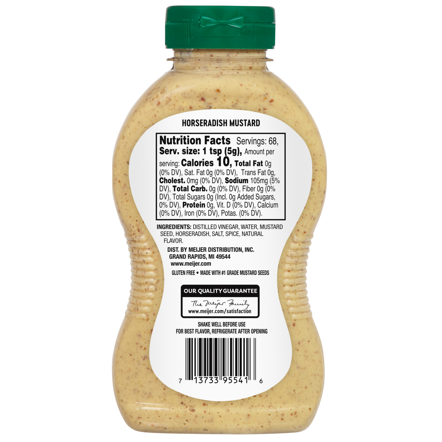 slide 2 of 2, Meijer Deli Mustard with Horseradish, 12 oz