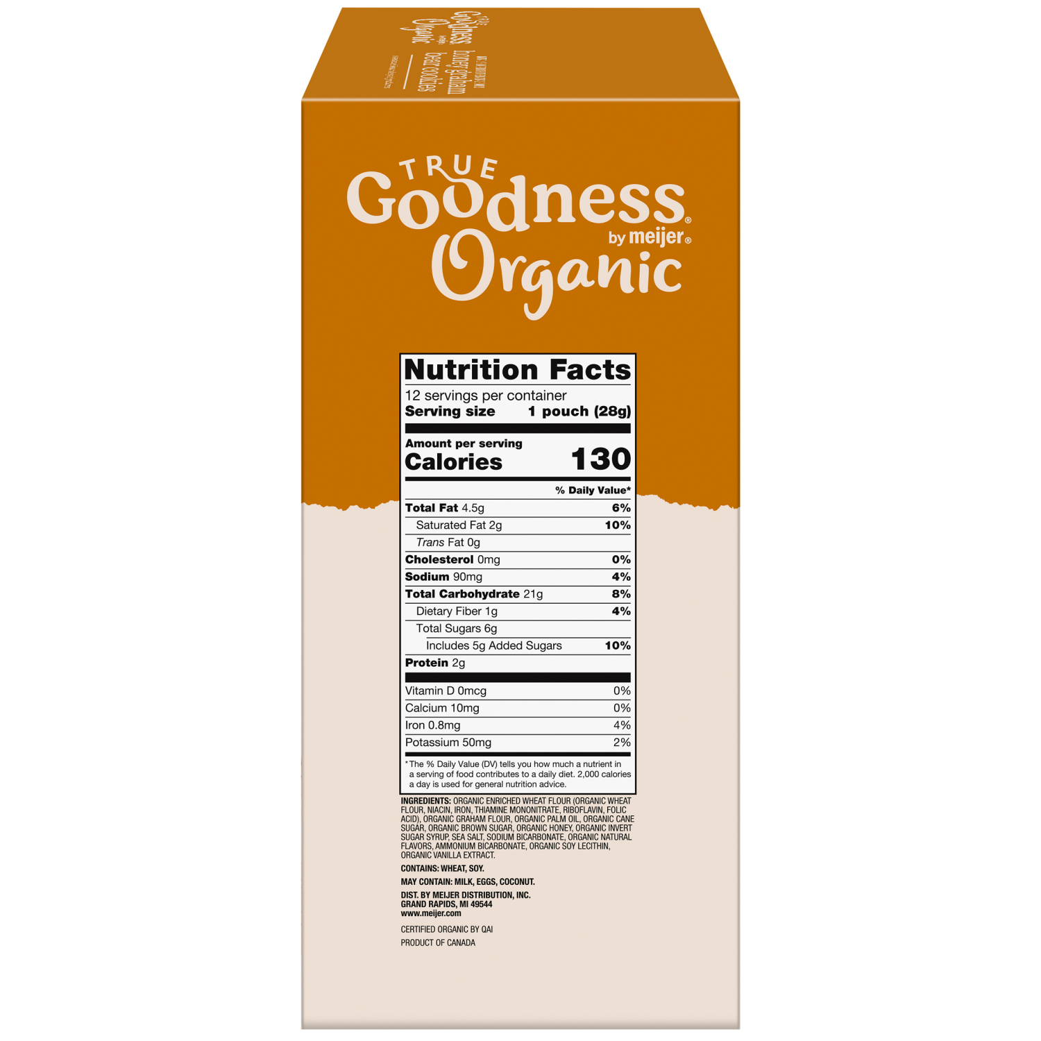 slide 3 of 5, True Goodness Organic Honey Graham Bears /, 12 ct; 1 oz