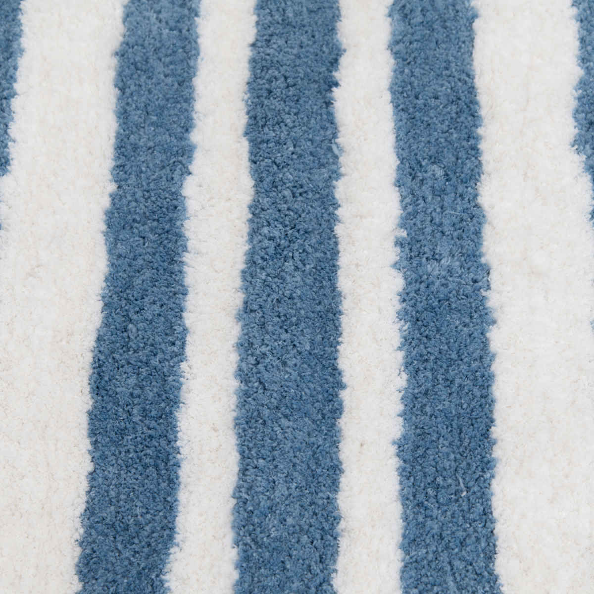slide 3 of 6, Room & Retreat Striped Soft Chambray Blue, 20 in x 32 in, Bathroom Mat, 1 ct