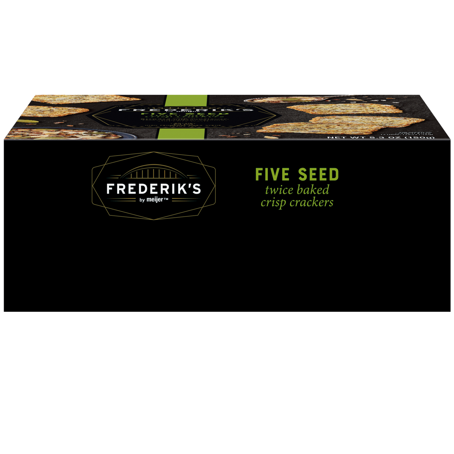 slide 3 of 8, Frederik's By Meijer FDK 5 Seed Crisps 5.3oz, 5.3 oz