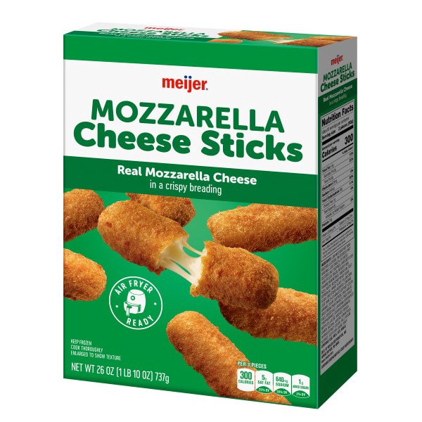 slide 8 of 29, Meijer Frozen Mozzarella Cheese Sticks, 26 oz