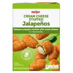 Meijer Frozen Cream Cheese Stuffed Jalapenos, 28 Oz