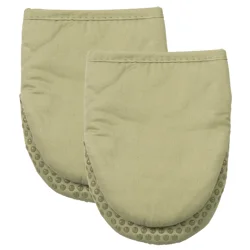 Room & Retreat 2pk Silicone Grabber Mitt Eucalyptus, 5.6 in x 7.5 in