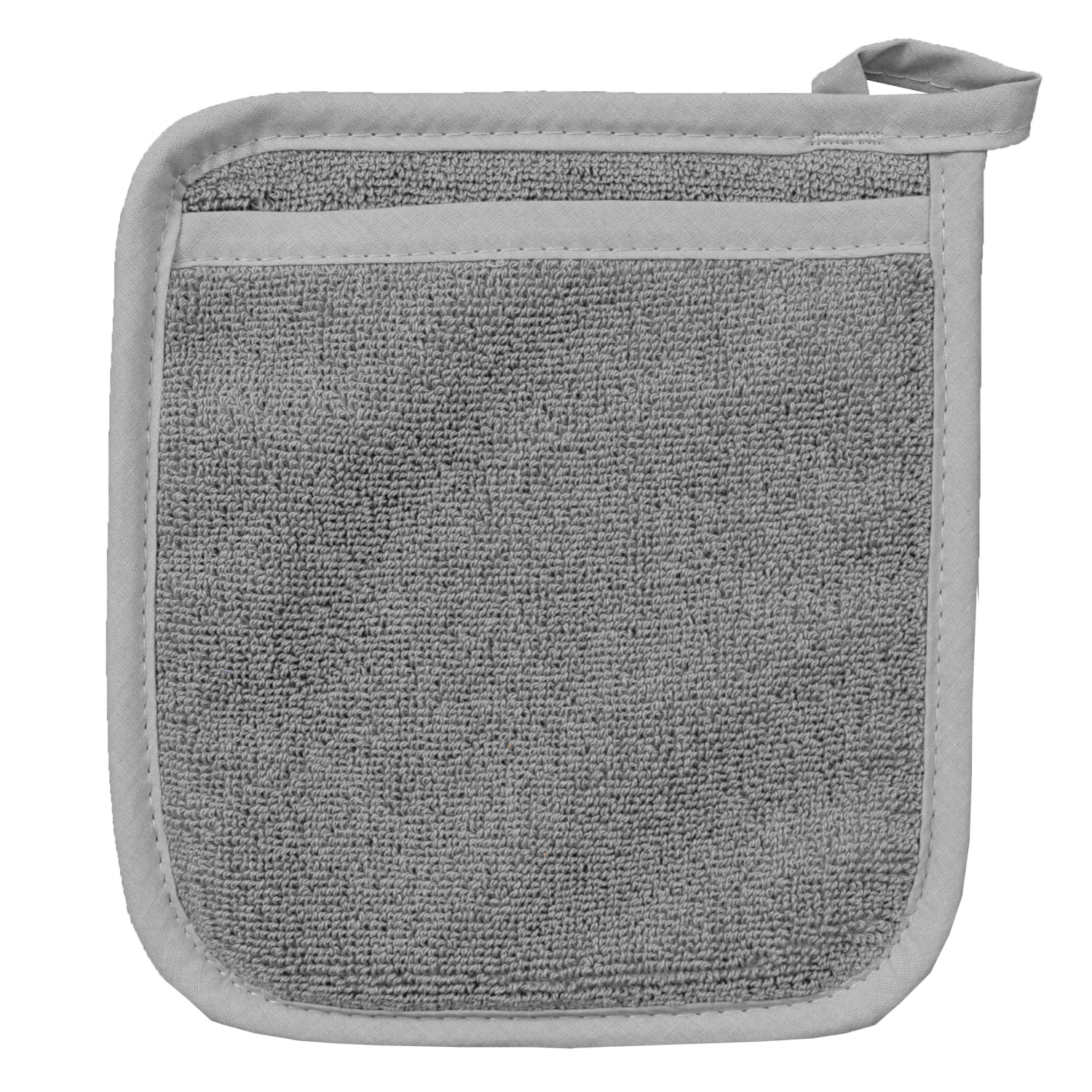 slide 1 of 1, Room & Retreat Terry Pocket Mitt Drizzle, 7.5 In X 8.5 In, 1 ct