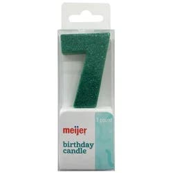 Meijer Birthday Candle, Number 7, 1 Ct