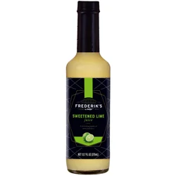 FREDERIKS BY MEIJER Frederiks Sweetened Lime Juice - 12.68 oz
