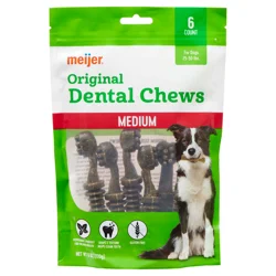 Meijer Dental Chews Medium 6oz