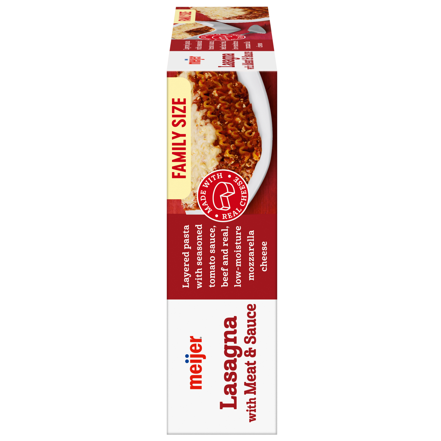 slide 3 of 5, Meijer Frozen Lasagna with Meat and Sauce Family Size, 38 oz