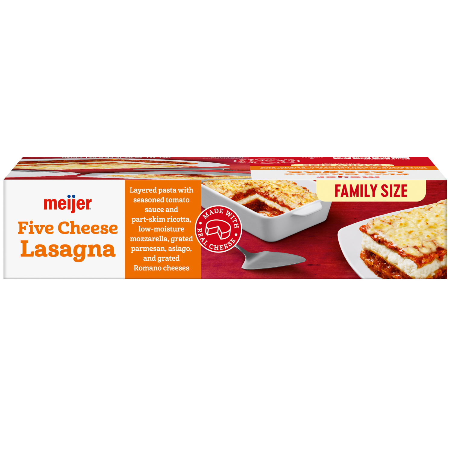 slide 5 of 5, Meijer Frozen Five Cheese Lasagna Family Size, 38 oz