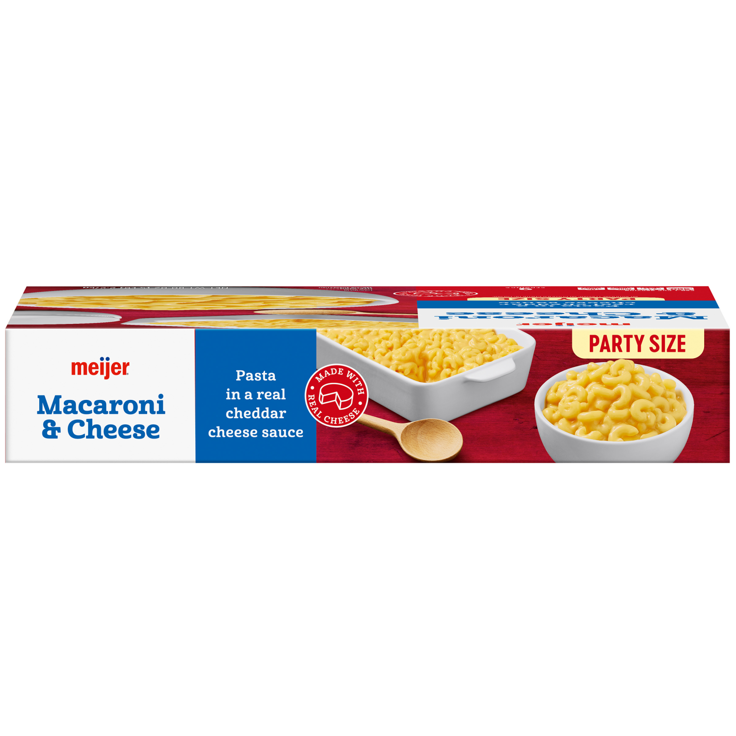 slide 5 of 5, Meijer Frozen Mac & Cheese Party Size, 80 oz