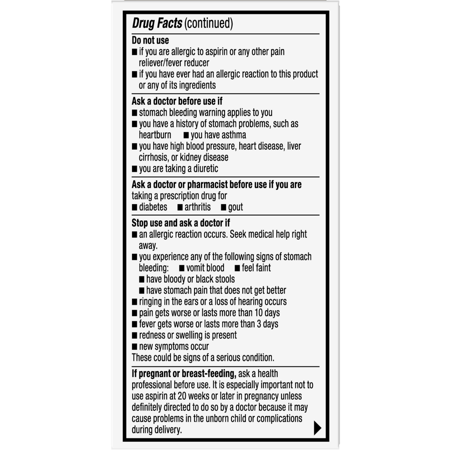 slide 4 of 4, MEIJER ASPIRIN ENT COAT 325MG TAB 125 CT, 325mg, 125 ct