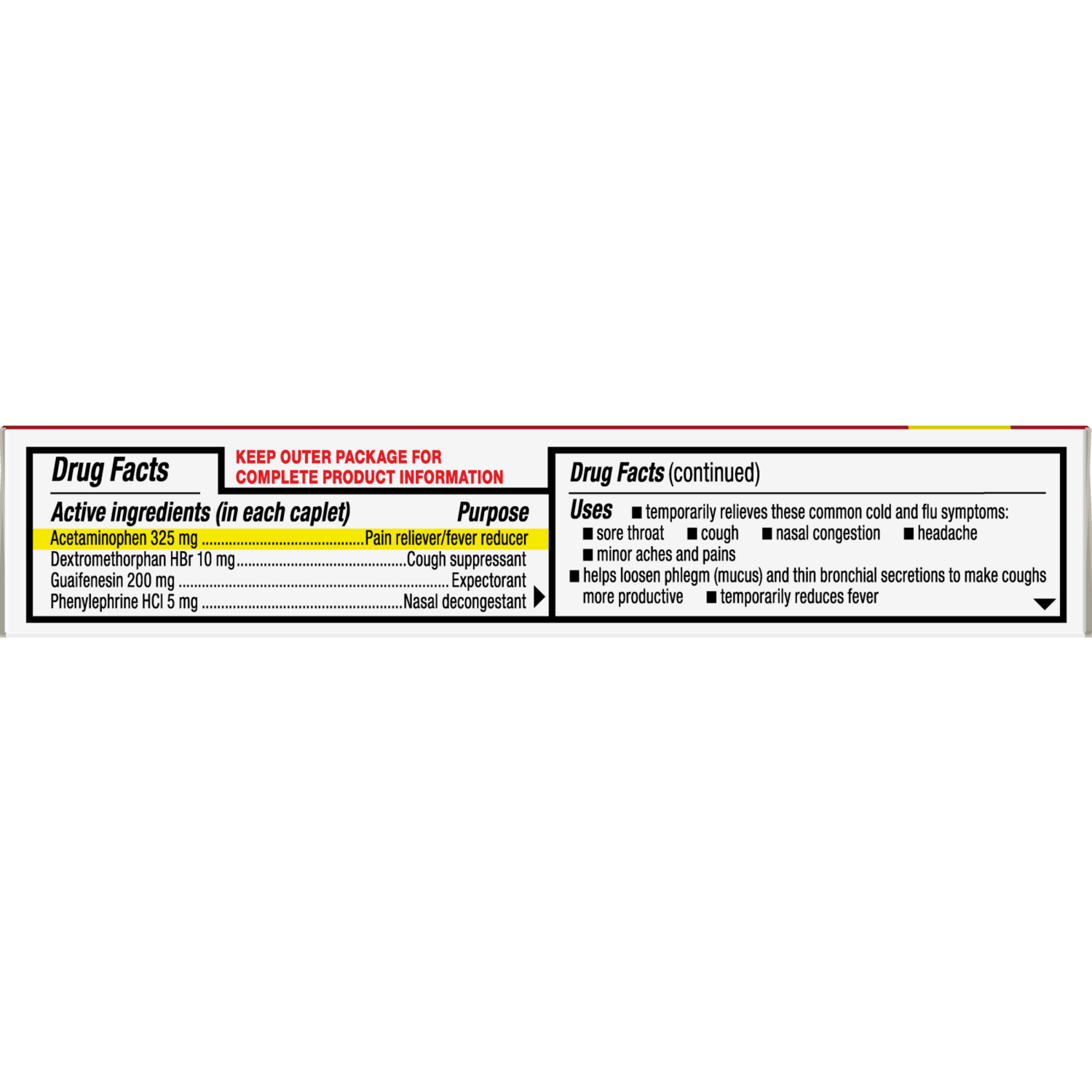 slide 3 of 4, MEIJER COLD & FLU SEVERE CAPLETS 24 CT, 24 ct