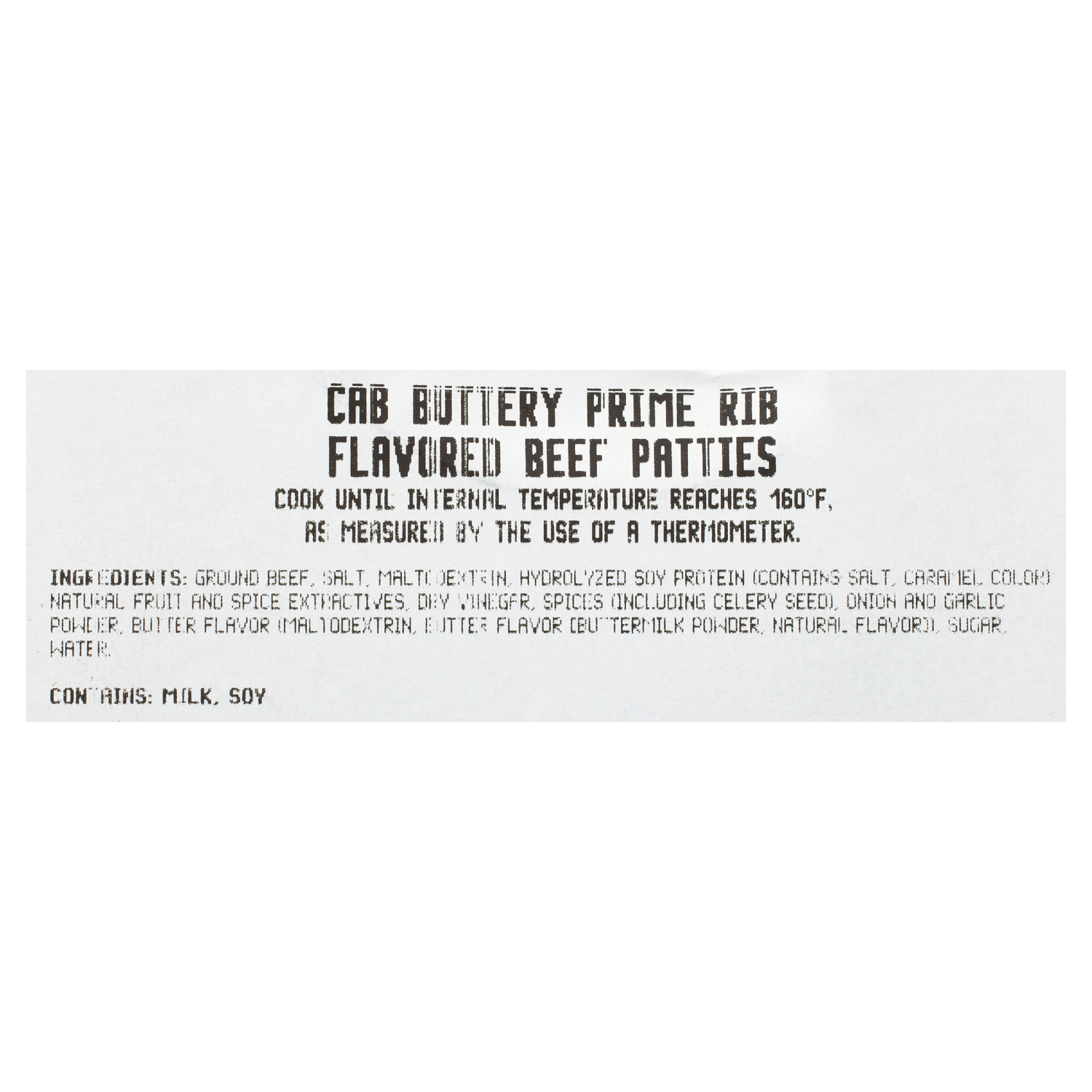 slide 3 of 4, Fresh From Meijer Certified Angus Beef Buttery Prime Rib Flavored Patties, 4ct, 1.33 lb