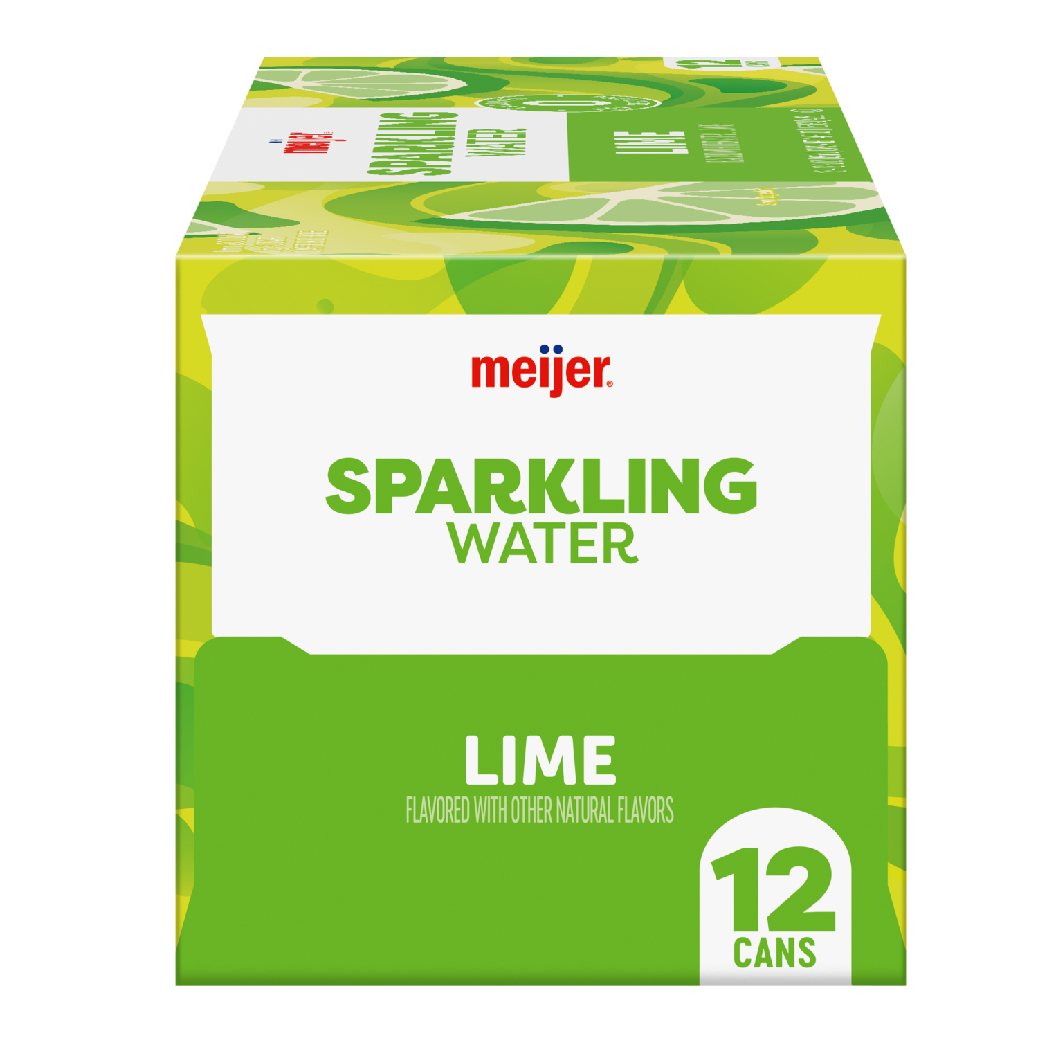 slide 3 of 8, Meijer Sparkling Water Lime - 12 ct; 12 oz, 12 ct; 12 oz