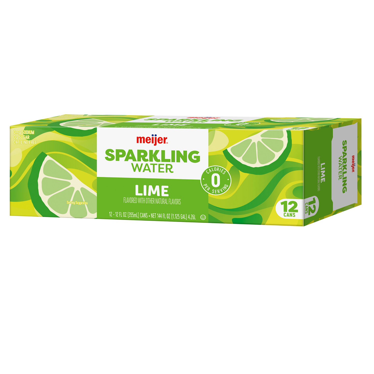 slide 7 of 8, Meijer Sparkling Water Lime - 12 ct; 12 oz, 12 ct; 12 oz
