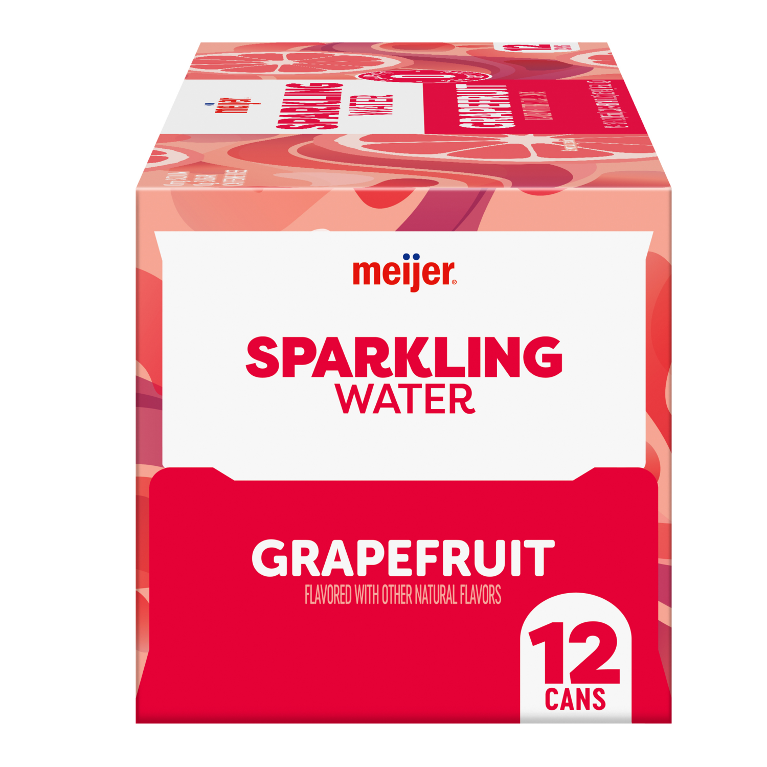 slide 3 of 8, Meijer Sparkling Water Grapefruit - 12 ct; 12 oz, 12 ct; 12 oz