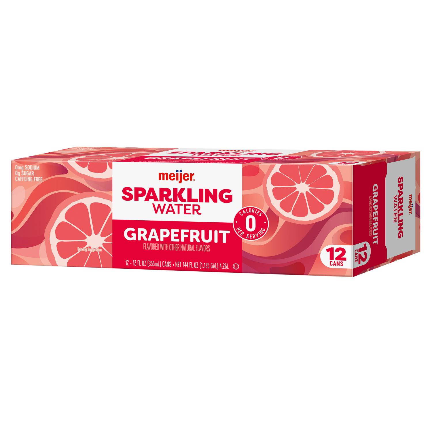 slide 7 of 8, Meijer Sparkling Water Grapefruit - 12 ct; 12 oz, 12 ct; 12 oz