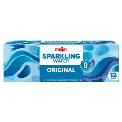 Meijer Sparkling Water 12 Pack 12 Oz. Cans
