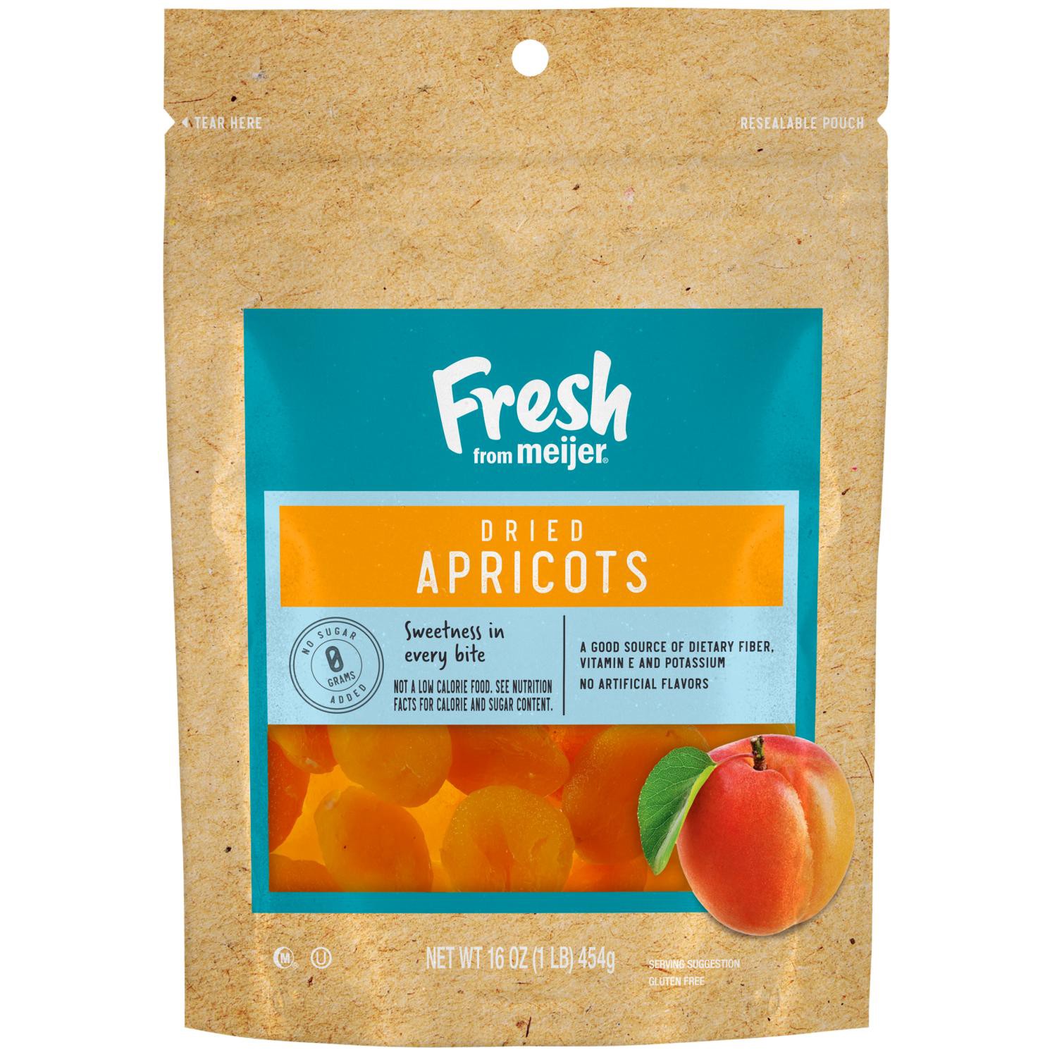 slide 1 of 2, Dried Apricots, 16 Oz, 16 oz