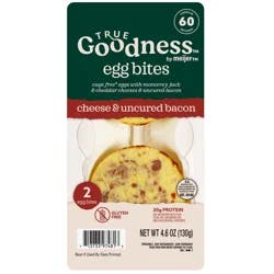 TRUE GOODNESS Uncured Bacon & Cheese egg bites