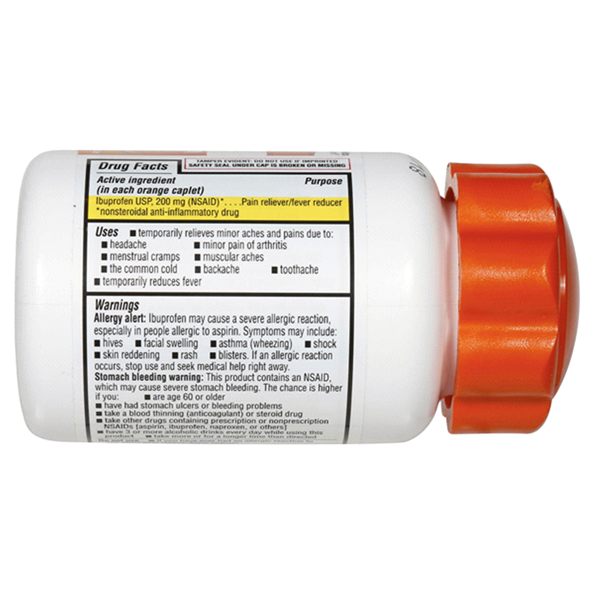 slide 2 of 3, Meijer Ibuprofen 200mg Caplets Easy Open Cap, 225 ct