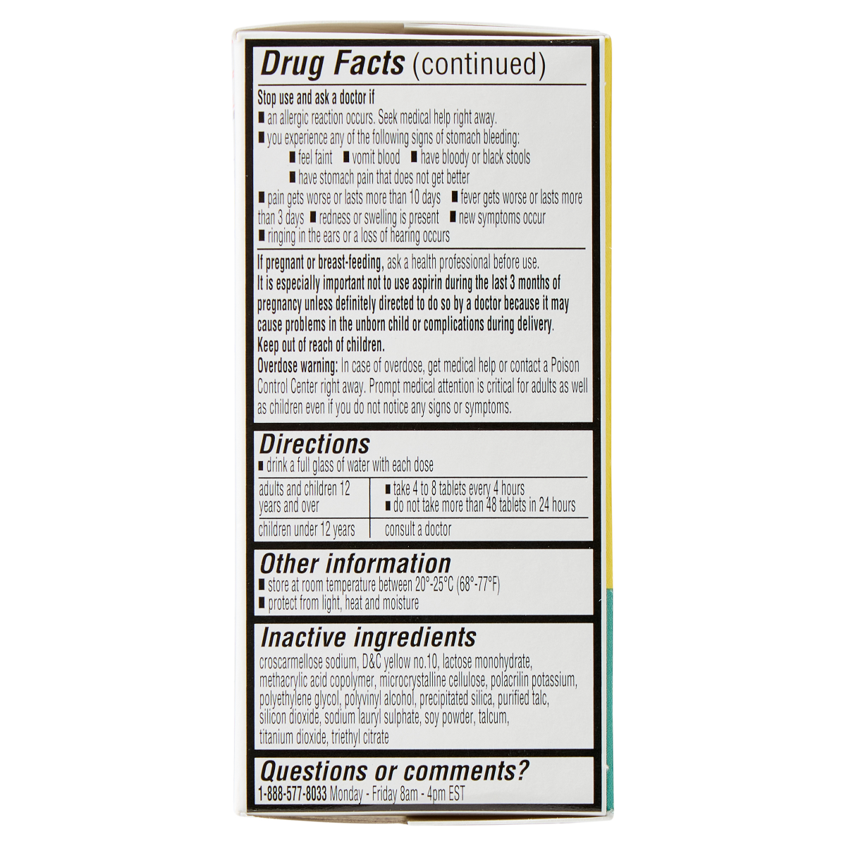 slide 4 of 4, Meijer Aspirin Enteric Coated 81 mg Tablet, 120 ct, 81 mg, 120 ct