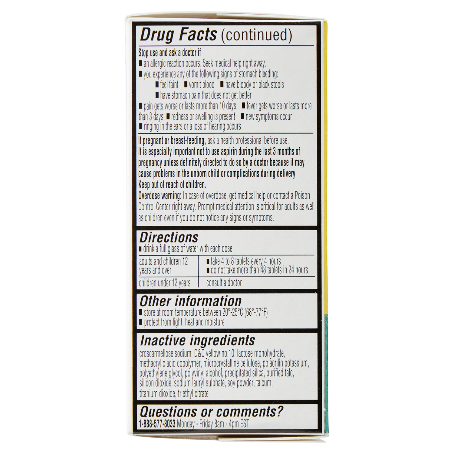 slide 2 of 4, Meijer Aspirin Enteric Coated 81 mg Tablets, 200 ct, 81 mg, 200 ct