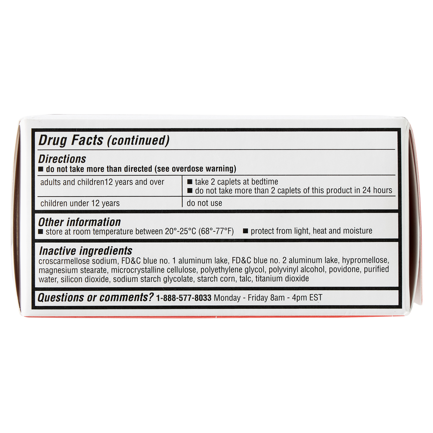 slide 5 of 5, Meijer Pain Relief PM Extra Strength Caplets 100 ct, 2 Pack, 100 ct, 2 ct