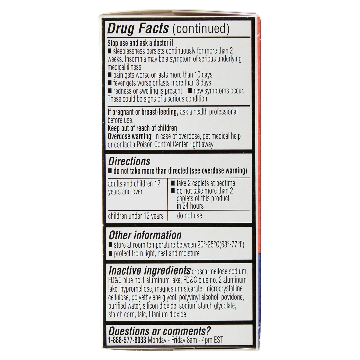 slide 2 of 4, Meijer Pain Relief PM Caplets, 50 ct, 50 ct