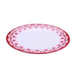 Meijer Corporate Seasonal Mcs Val Melamine Dinner Plate Checks