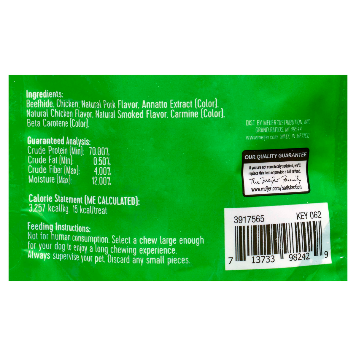 slide 3 of 3, Meijer Main Choice Triple-Flavor Twists Dog Treats, 10 pk, 10 ct