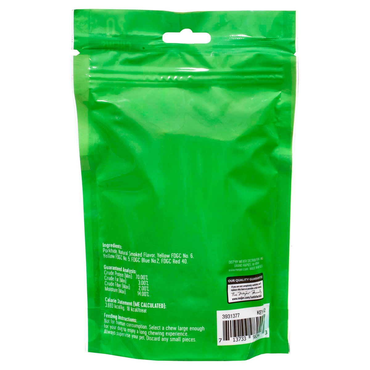 slide 2 of 3, Meijer Main Choice Porkhide Twists Dog Treats, 20 pk, 20 ct