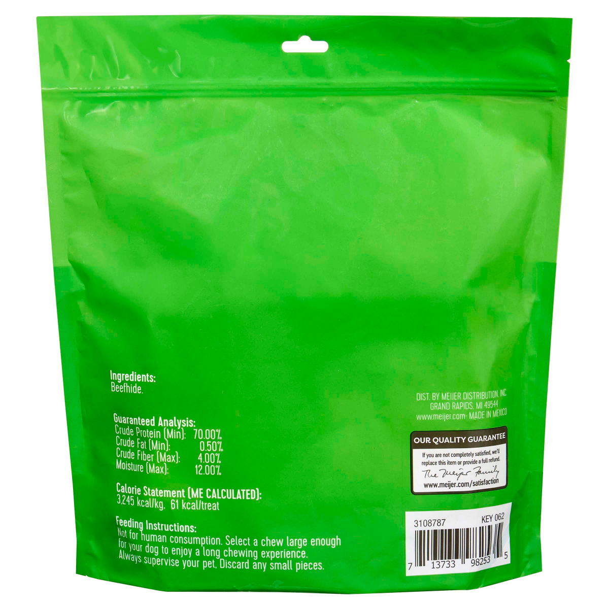 slide 2 of 3, Meijer Main Choice Beefhide Chips, 20 oz, 20 oz