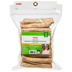 Meijer Artificial Chicken Flavor Stuffed Chip Rolls, 25 Count