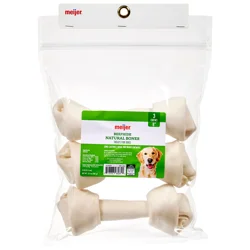 Meijer Beefhide Bones, 8 In., 3 Count