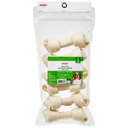Meijer Beefhide Bones, 6 In., 6 Count