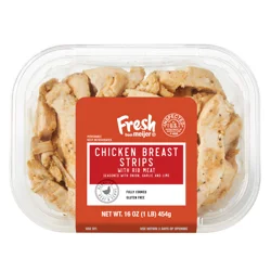 Fresh from Meijer Chicken Breast Strips, 16 oz.
