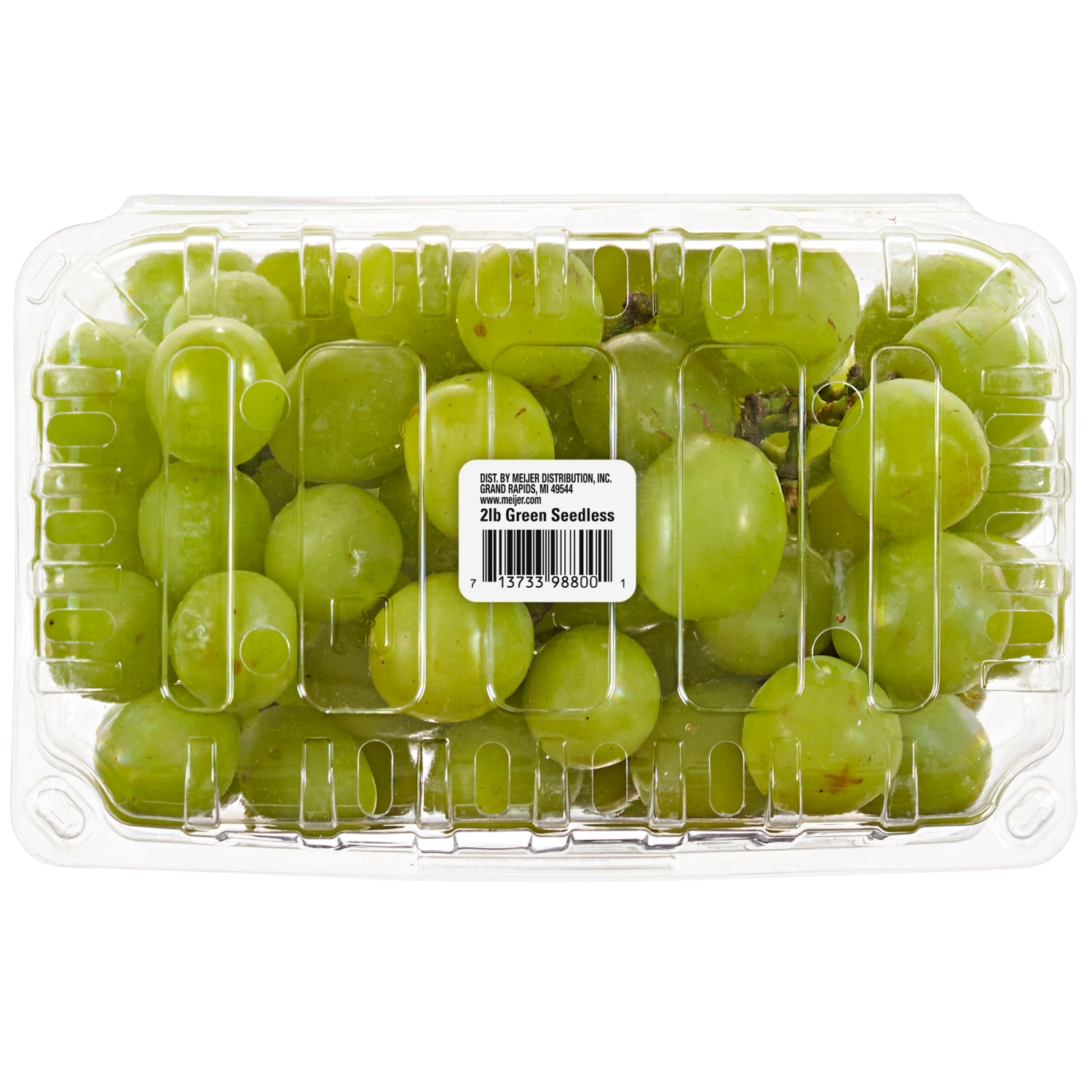 slide 4 of 6, FREDERIKS BY MEIJER Frederik's by Meijer Autumncrisp Green Seedless Grapes, 2 lb pkg, 2 lb
