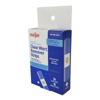 slide 3 of 17, Meijer Premier Two Step Clear Wart Remover Strips, 14 ct