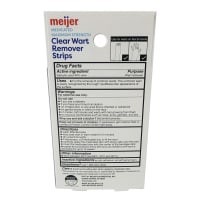 slide 15 of 17, Meijer Premier Two Step Clear Wart Remover Strips, 14 ct