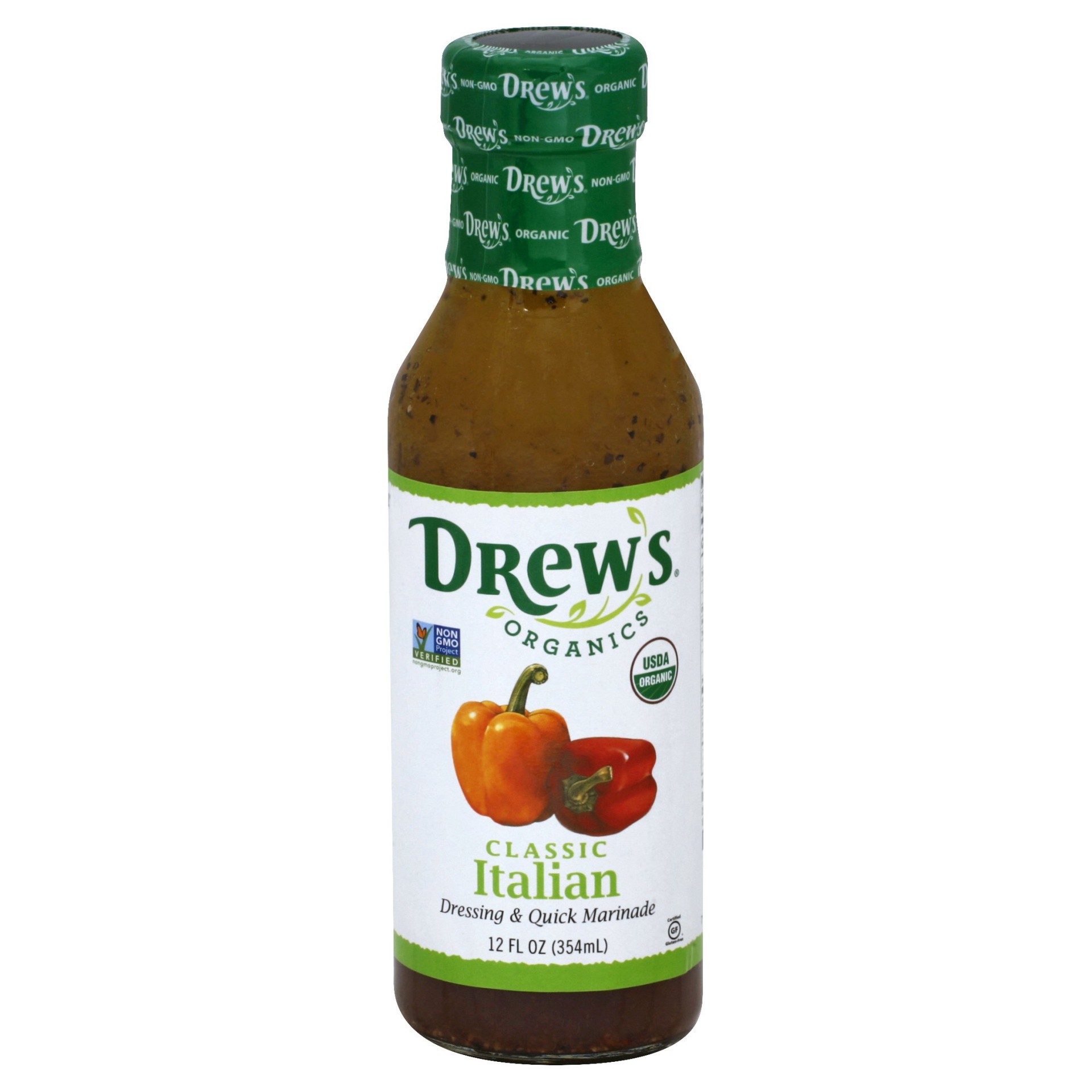 slide 1 of 13, Drew's Organics Classic Italian Dressing & Quick Marinade 12 oz, 12 oz