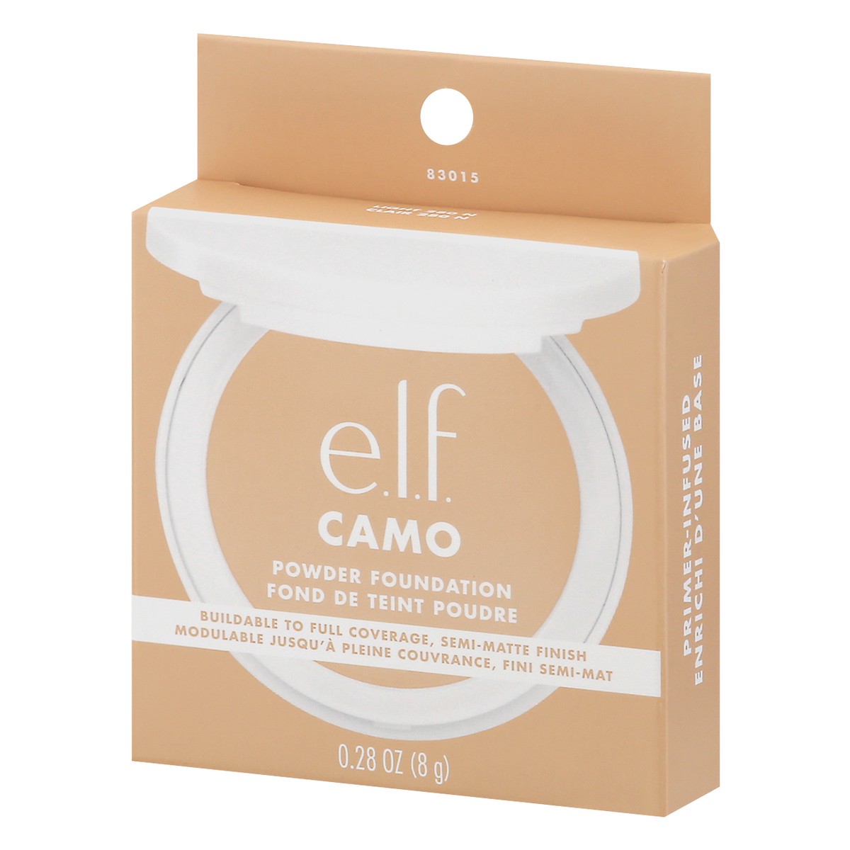 slide 4 of 9, e.l.f. Camo Light 280 N Powder Foundation 0.28 oz, 0.28 oz