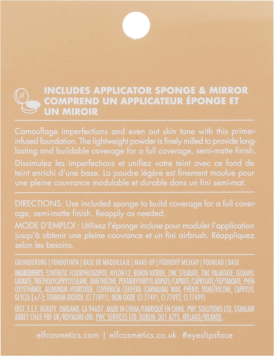 slide 5 of 9, e.l.f. Camo Light 280 N Powder Foundation 0.28 oz, 0.28 oz