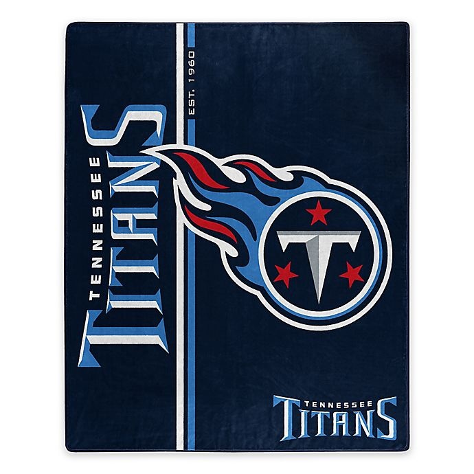 slide 1 of 1, NFL Tennessee Titans Royal Plush Raschel Throw, 1 ct