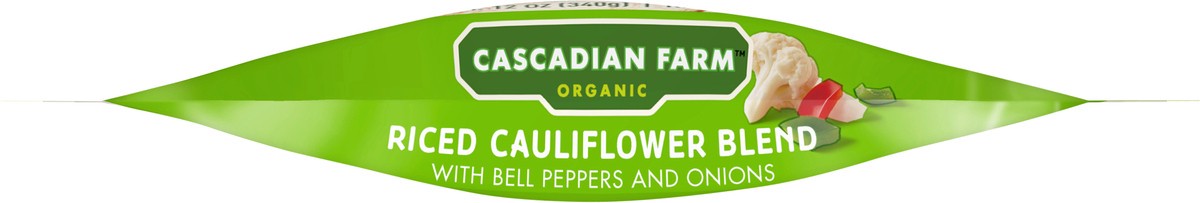 slide 6 of 9, Cascadian Farm Organic Cauliflower Blend, Bell Peppers & Onions, Non-GMO, 12 oz, 12 oz